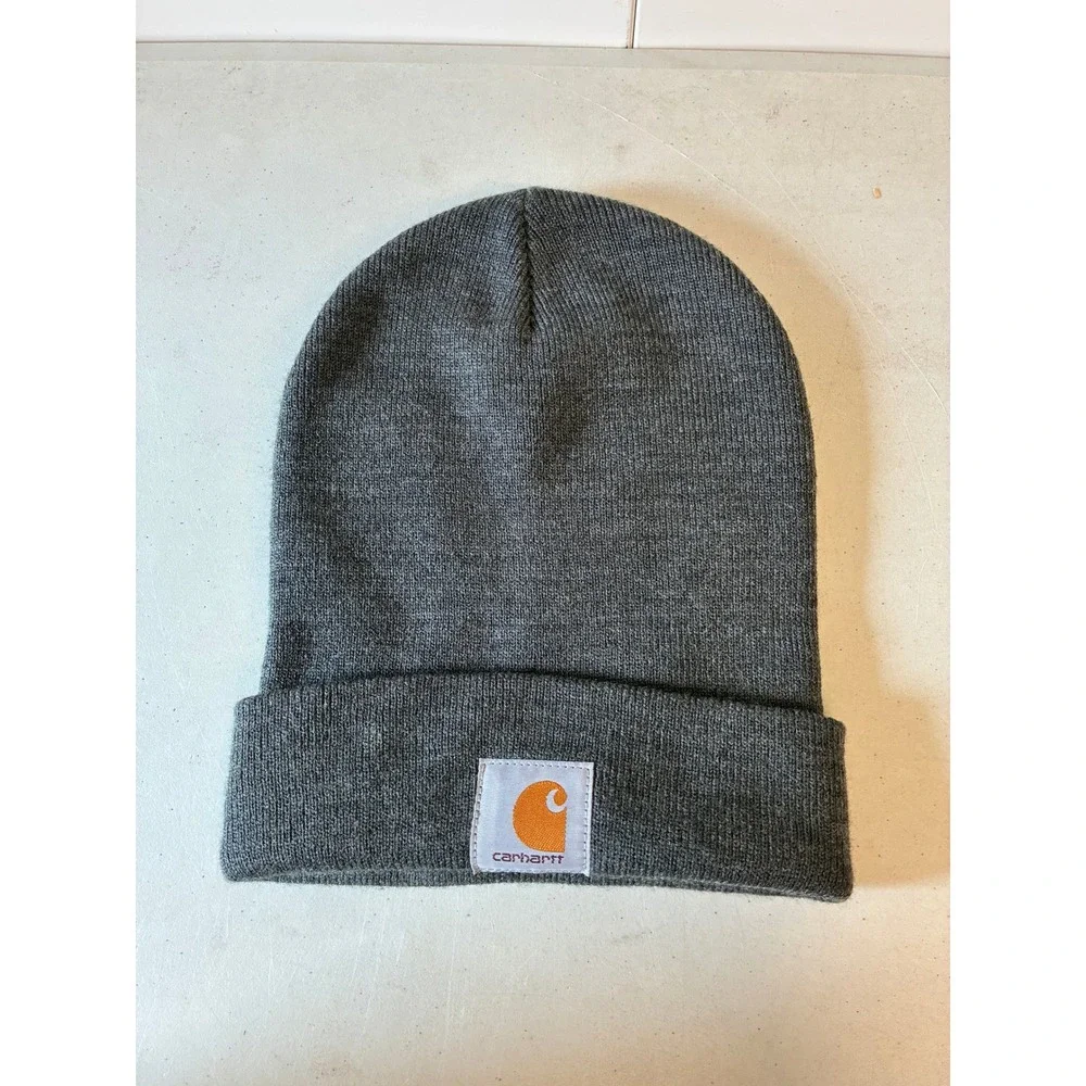 Carhartt Mens Acrylic Watch Hat Beanie Charcoal Gray Heather A18 CLH OSFM